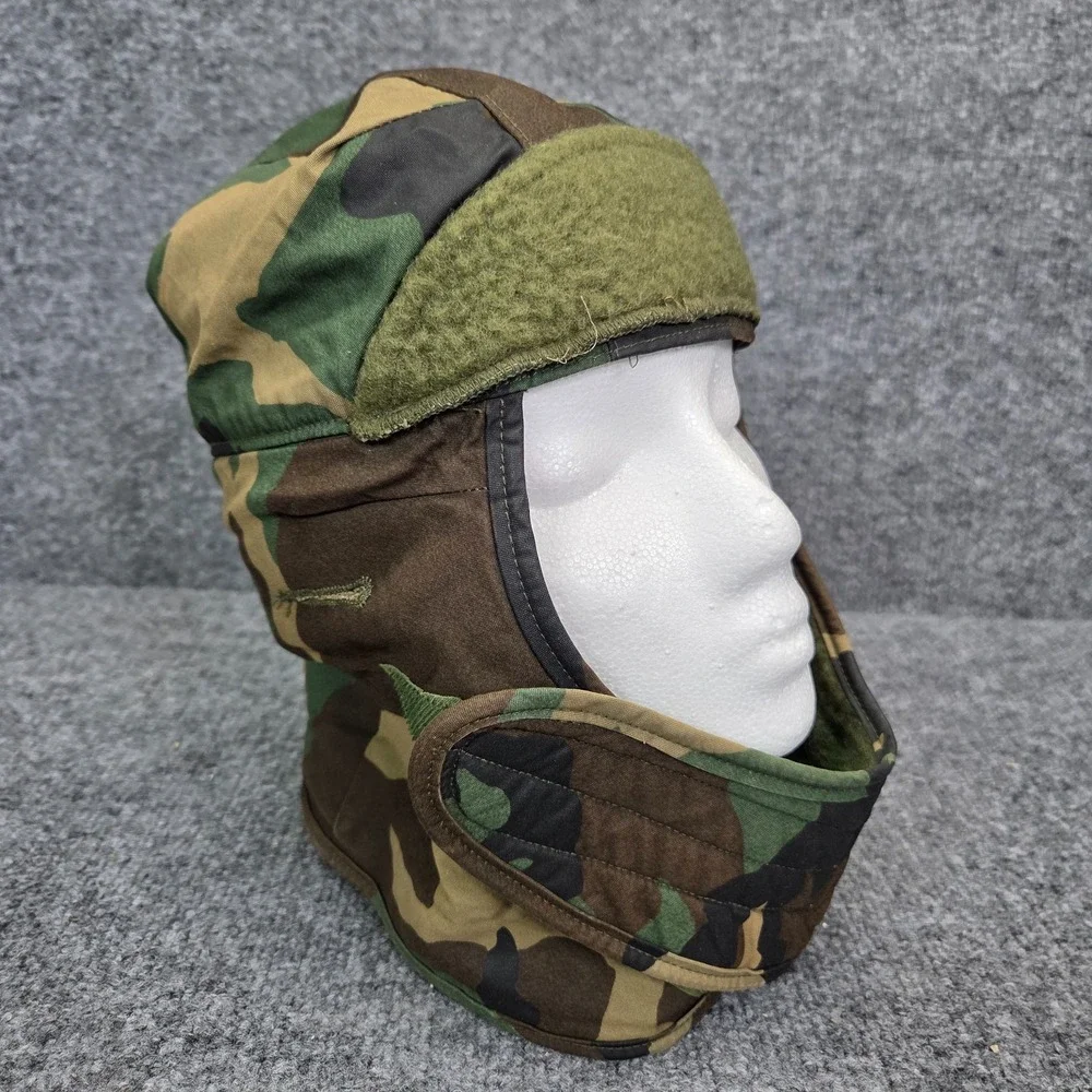 VtG‎ Military Cap 7 Cold Weather Insulated Helmet Liner Woodland Camo Army